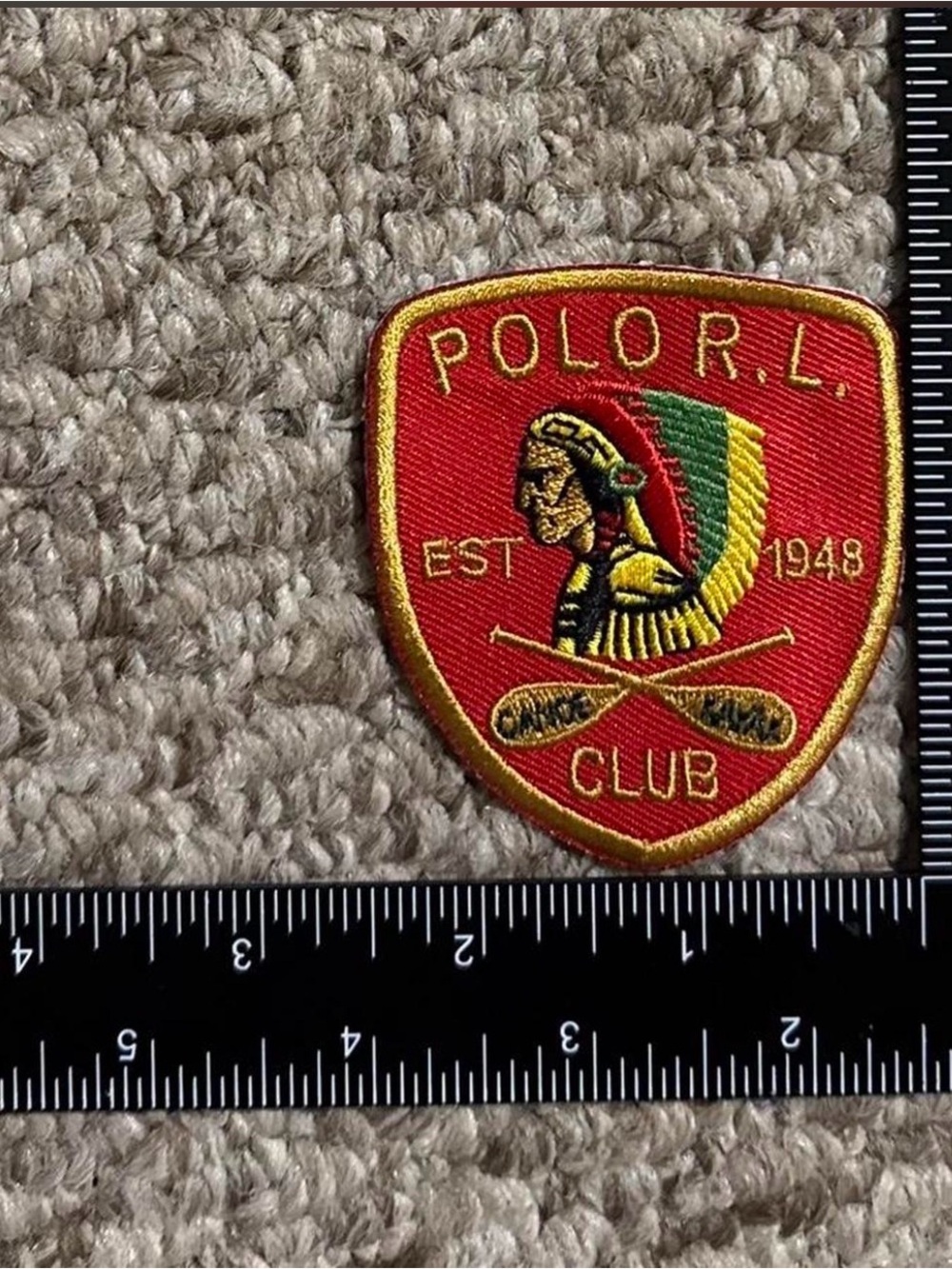 Polo by Ralph Lauren Red Embroidered Club Patch